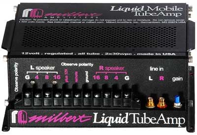 Milbert Liquid Mobile Tube Amplifier Milbert Liquid Mobile Tube Amplifier